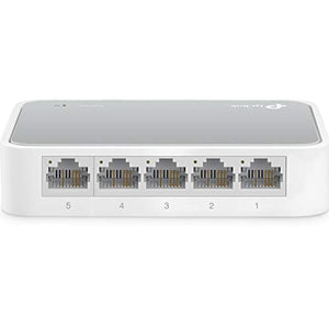 TP-Link TL-SF1005D Switch Ethernet 5 ports 10/100 Mbps - idéal pour étendre le réseau câblé pour les PME et les bureaux à domicile