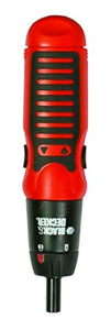 BLACK+DECKER - Tournevis Electrique A7073-XJ - 6V, 650 tr/min, Orange - 14 Embouts de Vissage, 4 Piles Alcaline AA