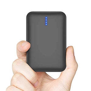 Batterie Externe 10000mAh, Luvfun Power Bank Chargeur Portable 2 Ports USB Portable Chargeur de Batterie pour Tous Les Smartphones- Noir