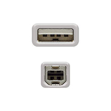 Charger l&#39;image dans la galerie, Câble pour imprimante USB 2.0 - mâle-mâle - Beige - 1.8mts - Nanocable