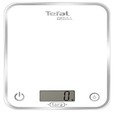 Charger l&#39;image dans la galerie, Tefal BC5000V1 Balance de Cuisine Électronique Optiss 5kg/1g Fonction Tare Conversion Liquide Ecran LCD Blanc