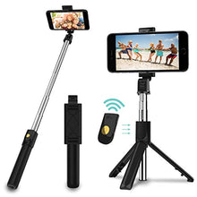 Charger l&#39;image dans la galerie, SYOSIN Perche Selfie Trépied Extensible avec Télécommande, 3 en 1 Bluetooth Selfie Stick Monopode et Support Téléphone pour Smartphones Jusqu&#39;à 3,5-6 Pouces