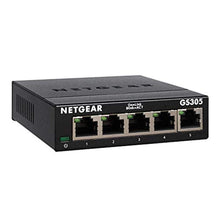 Charger l&#39;image dans la galerie, NETGEAR GS305-300PES Switch Ethernet Métal 5 ports Gigabit (10/100/1000) pour une Connectivité Simple et Abordable pour les Petites Entreprises et les Bureaux à Domicile