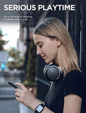 Charger l&#39;image dans la galerie, Mixcder E7 Casque Bluetooth à Réduction Active de Bruit Over-Ear Audio Stéréo Écouteurs Circum Auriculaire ANC sans Fil avec Micro Basses Puissantes, Léger, 20h de Jeu, pour PC Smartphone TV - Noir