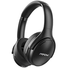 Charger l&#39;image dans la galerie, Casque Bluetooth 5.0 sans Fil, Mpow H19 IPO Casque Reduction de Bruit Active, 35 Heures Stéréo Hi-FI Casque avec CVC 8.0 Micro, Charge Rapide Casque Audio ＆ Mode Filaire, pour Téléphone PC iPad TV