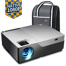 Charger l&#39;image dans la galerie, Videoprojecteur, Vankyo 6500 Lumens Rétroprojecteur 1920x1080P Full HD Mini Video Projecteur Portable Son HiFi Stereo, HDMI VGA AV USB pour Home Cinéma&amp; Présentation PPT