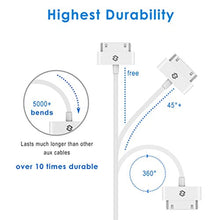 Charger l&#39;image dans la galerie, JETech Câble Compatible iPhone 4 4s, iPhone 3G 3GS, iPad 1 2 3, iPod, Sync Data USB, 1m, Blanc