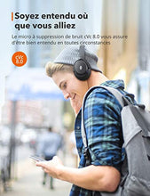 Charger l&#39;image dans la galerie, TaoTronics Casque Bluetooth 5.0 ANC 40 Heures d&#39;Autonomie Casque sans Fil à Réduction de Bruit Active Hi-FI Audio Sound CVC 8.0 Mic pour Smartphones Tablettes Ordinateurs Portables