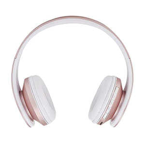 Casque Stéréo - sans fil - bluetooth - rose