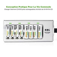 Charger l&#39;image dans la galerie, Chargeur de Piles - EBL - blanc -