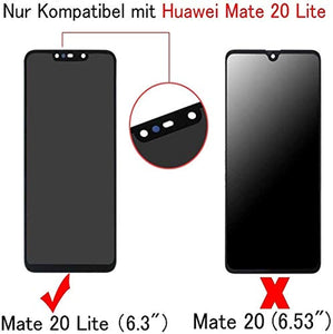 ASNNY Ecran LCD pour Huawei Mate 20 Lite Tactile Vitre De Remplacement 3D Touche Ecran D’Affichage avec Kit D’Outils Complet De Réparation Noir