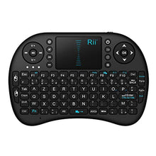 Charger l&#39;image dans la galerie, Rii Mini i8 Wireless (AZERTY) - Mini Clavier français, Ergonomique sans Fil avec Touchpad - Pour Smart TV, mini PC, HTPC, Console, Ordinateur