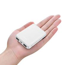 Charger l&#39;image dans la galerie, BOTKK Batterie Externe 5000mah,Power Bank 5000mah,Batterie Portable,2 x USB A 5V 2.4A, Micro USB Légère Batterie de Secours pour téléphones Mobiles - Blanc