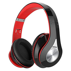 Mpow 059 Casque Bluetooth avec Micro,Pliable Casque Bluetooth CVC 6.0 Appel Mains Libres,Casque Audio Hi-FI,Casque sans Fil＆Mode Filaire avec Étui Portable pour Téléphones/Tablette/PC Cours en Ligne