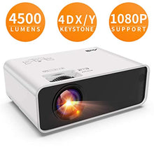 Charger l&#39;image dans la galerie, Artlii Videoprojecteur - Enjoy, ±45° 4D Correction, 30% Plus Lumineux, supporte Le 1080P, Projecteur de Faible Bruit, Videoprojecteur Portable Compatible