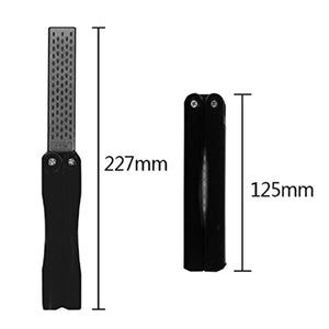 Aiguiseurs de couteau, 400/600 Grit pliant poche diamant pierre à aiguiser, poche à double face pierre à aiguiser pour Camping en plein air cuisine jardin