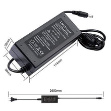 Charger l&#39;image dans la galerie, LEDMO Alimentation adaptateur,Transformateurs 12V 5A,Transformateurs Bande 60W Chargeur pour PC Portable, LED Ruban, LCD TFT Monitors, DVD, TVs etc.