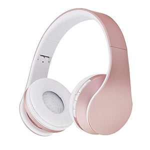 Casque Stéréo - sans fil - bluetooth - rose