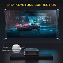 Charger l&#39;image dans la galerie, Vidéoprojecteur, 6500 Lumens Projecteur Full HD 1920 x 1080P Natif Vidéo Projecteur Soutien HiFi Stereo SoundBar, Réglage Digital 78000 Heures Projecteur LED Home Cinéma &amp; Présentation PPT