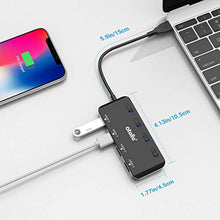 Charger l&#39;image dans la galerie, Atolla Hub USB 3.0 Multiprise, Multi 4 Ports USB Multiple Ultra Fin avec Voyants de Commutateurs d&#39;alimentation Individuels