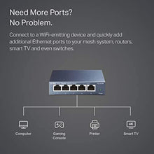 Charger l&#39;image dans la galerie, TP-Link Switch Ethernet Gigabit 5 RJ45 ports metallique 10/100/1000 Mbps (Vitesse jusqu&#39;à 2000Mbps), idéal pour étendre le réseau câblé pour les PME et les bureaux à domicile, TL-SG105