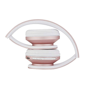 Casque Stéréo - sans fil - bluetooth - rose