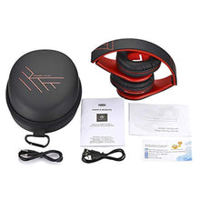 Charger l&#39;image dans la galerie, PowerLocus Casque Bluetooth sans Fil, Casque Audio stéréo Pliable sans Fil et Filaire avec Micro intégré, Micro SD/TF,