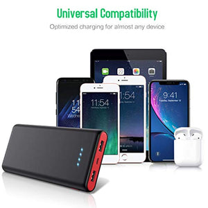 Batterie externe - HETP - 25800mah - Power Bank  - 2 USB Ports -