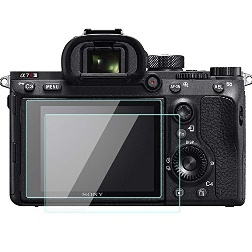 Lot de 2 protections en verre trempé pour écran LCD - Sony Alpha A7R III / A7R II / A7R3 / A7R2 - Pour Sony Alpha A7R Mark III / II