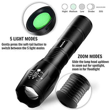 Charger l&#39;image dans la galerie, Lampe de Poche - Halepro - LED - Rechargeable - Ultra Puissante - Zoomable -1000 Lumens