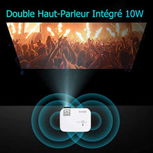 Charger l&#39;image dans la galerie, Vidéoprojecteur, WiMiUS 6500 Lumens Vidéo Projecteur Full HD 1920x1080P Natif Rétroprojecteur Supporte 4K Son Dolby Projecteur LED Home Cinéma 80,000 Heures Pour Présentation PPT Ordinateur,PS4