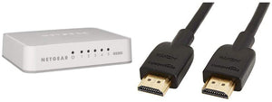 Netgear GS208-100PES Switch 8 Ports Gigabit plastique Idéal pour étendre la connectivité réseau au sein des TPE, bureaux à domicile, réseaux domestiques