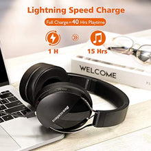 Charger l&#39;image dans la galerie, Casque Bluetooth sans Fil, Beexcellent Q7 Casque Audio Stéréo Hi-FI 40 Heurs de Lecture Bluetooth 5.0 avec Microphone Intégré CVC 6.0 Over-Ear Compatible Téléphone Tablette PC