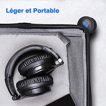 Charger l&#39;image dans la galerie, Casque Bluetooth 80 Heures de Lecture OneOdio Casque sans Fil avec Microphone CVC 8.0 Casque Audio Hi-FI Pliable pour Smartphone PC iPad Ordinateur Portable