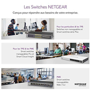 NETGEAR GS305-300PES Switch Ethernet Métal 5 ports Gigabit (10/100/1000) pour une Connectivité Simple et Abordable pour les Petites Entreprises et les Bureaux à Domicile