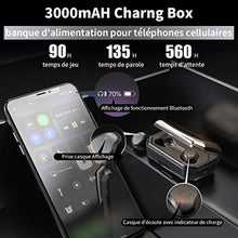 Charger l&#39;image dans la galerie, 【Nouvelle Version】 AIKELA Ecouteur Bluetooth sans Fil Oreillette Bluetooth 5.0 IPX6 Sport Étanche Écouteur Stéréo Réduction du Bruit Casque Bluetooth avec 90 Heures Playtime Micro pour iOS Android