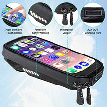 Charger l&#39;image dans la galerie, WACCET [Nouvelle génération] Support Telephone Moto Imperméable Support Smartphone Moto Etanche avec Rotation 360°, Support Téléphone Scooter avec Housse de Pluie pour Smartphone jusqu&#39;à 6.5&quot;