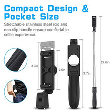 Charger l&#39;image dans la galerie, ELEGIANT Perche Selfie Bluetooth, Selfie Stick Trépied Monopode avec Télécommande Amovible 360° Rotation 3-en-1 Bâton de Selfie Extensible pour Iphone Sumsung Huawei Xiaomi