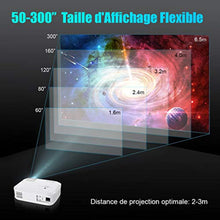 Charger l&#39;image dans la galerie, Vidéoprojecteur, WiMiUS 6500 Lumens Vidéo Projecteur Full HD 1920x1080P Natif Rétroprojecteur Supporte 4K Son Dolby Projecteur LED Home Cinéma 80,000 Heures Pour Présentation PPT Ordinateur,PS4