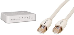 Netgear GS208-100PES Switch 8 Ports Gigabit plastique Idéal pour étendre la connectivité réseau au sein des TPE, bureaux à domicile, réseaux domestiques