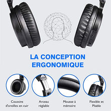 Charger l&#39;image dans la galerie, Casque Bluetooth 80 Heures de Lecture OneOdio Casque sans Fil avec Microphone CVC 8.0 Casque Audio Hi-FI Pliable pour Smartphone PC iPad Ordinateur Portable