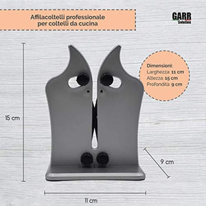 GARR Solution Aiguiseur Couteaux Professionnel Actualités 2020 Knife Sharpener avec Jeu De Pièces De Rechange Gratuit Utilisation Simple dans La Cuisine Lames De Couteau De Meule Affuteur Couteau