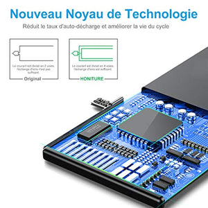 Batterie pour iPhone 7, HONITURE Li-ION Polymère Replacement Batterie Interne avec Kit D'outils de Réparation, 2 Rubans Adhésifs, Manuel