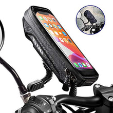 Charger l&#39;image dans la galerie, WACCET [Nouvelle génération] Support Telephone Moto Imperméable Support Smartphone Moto Etanche avec Rotation 360°, Support Téléphone Scooter avec Housse de Pluie pour Smartphone jusqu&#39;à 6.5&quot;