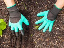 Charger l&#39;image dans la galerie, Gants de jardin avec griffes, parfaits pour semer la semence piquer - sûr pour la taille des roses - meilleur outil de jardinage - meilleur cadeau pour les jardiniers (double griffe)