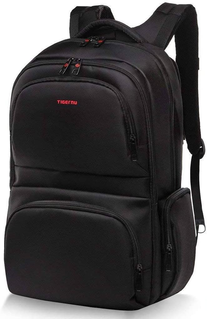 Norsens Sac à Dos Ordinateur Portable 17/15.6 Pouces Antivol pour Homme Imperméable Sac a Dos PC Portable pour Loisirs/Affaire/Scolaire Noir