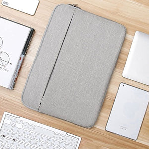 AtailorBird Housse de Protection Ordinateur 13-13.3", Pochette PC Portable Ultrabook Sacoche Laptop Compatible 13-13.3 Pouces - Gris Clair