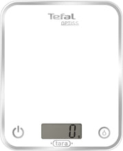 Charger l&#39;image dans la galerie, Tefal BC5000V1 Balance de Cuisine Électronique Optiss 5kg/1g Fonction Tare Conversion Liquide Ecran LCD Blanc