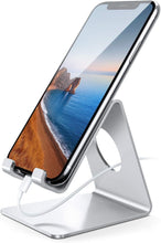 Charger l&#39;image dans la galerie, Lamicall Support Téléphone, Dock Téléphone : Support Dock pour Phone XS XS Max XR X 8 7 6 6S Plus 5 4, Huawei, Samsung S9 S8 S7 S6 S5 S4 S3, Accessoires, d&#39;autres Smartphones Aluminium - Argenté