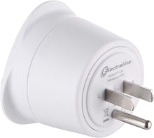 Charger l&#39;image dans la galerie, Electraline 70054 Adaptateur de voyage France/Europe vers Usa 2 Broches Europe vers 3 Broches Usa,  , Blanc